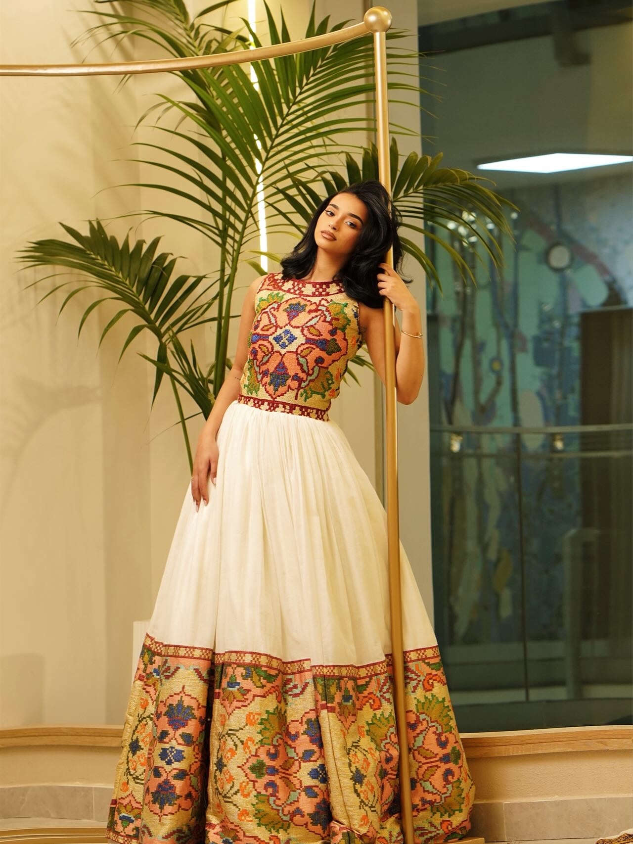 Traditional Ethiopian Dress for Wedding Occasions Graceful Habesha Kemis Luxurious Habesha Dress 520