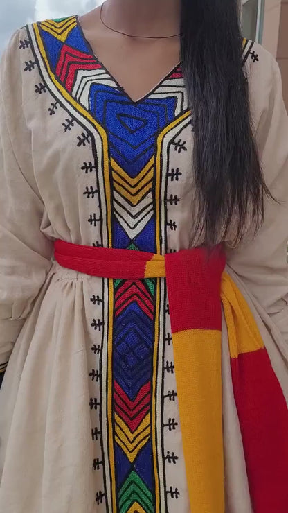 Ashenda Dress Design Modern Habesha Kemis Habesha Libs Eritrean Dress es00163