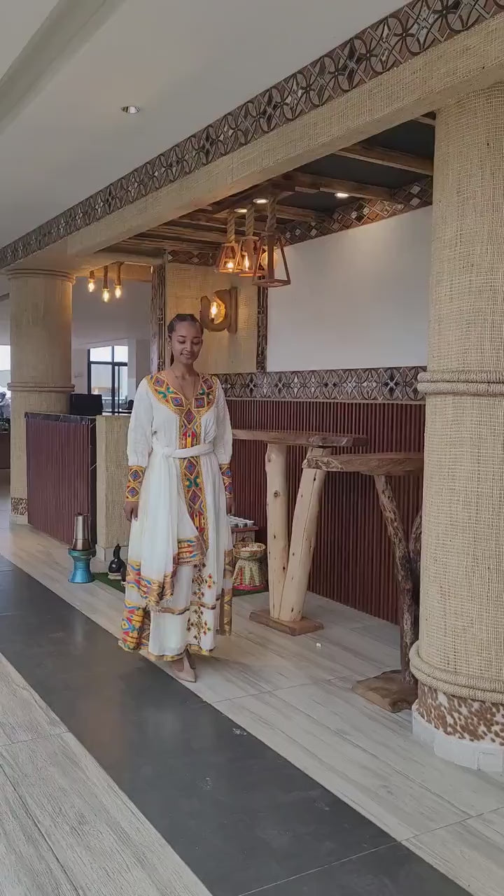 Ethiopian Cultural Dress Modern Habesha Kemis Habesha Libs es00155