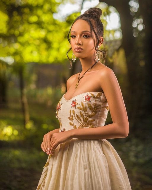 Modern Habesha Dress Ethiopian Dress Women's Dress Habesha Kemis Eritrean Dress Women's Style ሀበሻ ቀሚስ ሀበሻ ልብስ