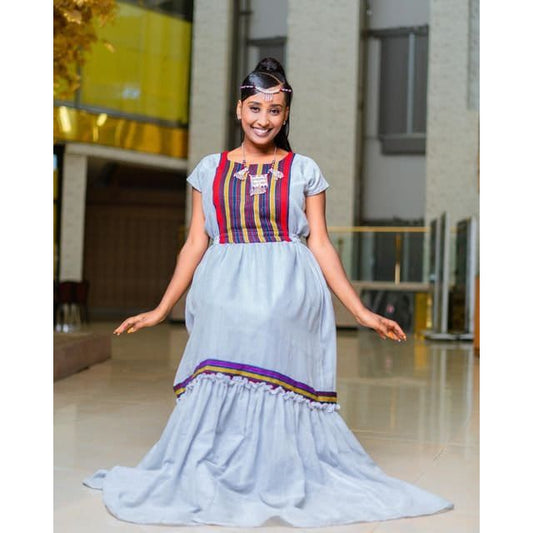 Gorgeous Oromo Traditional Dress Handwoven Ethiopian Clothing Colorful Oromo Dress
