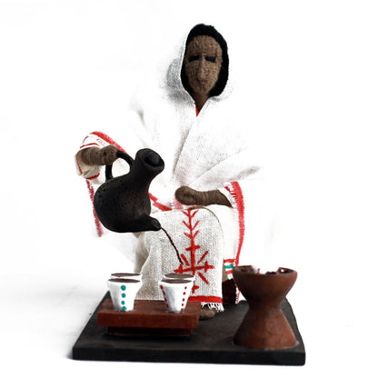 Traditional Ethiopian Coffee Ceremony Handmade Miniature Toy