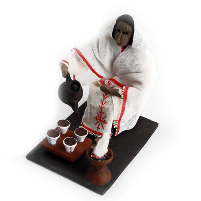 Traditional Ethiopian Coffee Ceremony Handmade Miniature Toy