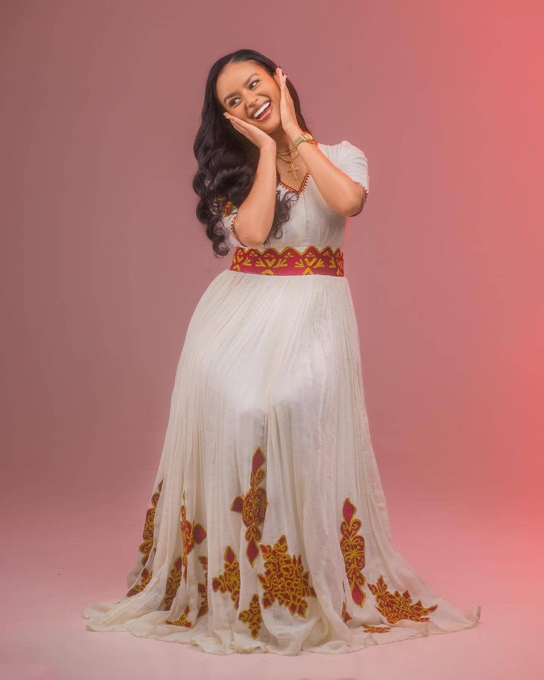 Simple Habesha Kemis modern Ethiopian Habesha Dress Zuria Handwoven Traditional Ethiopian Dress ሀበሻ ቀሚስ ሀበሻ ልብስ