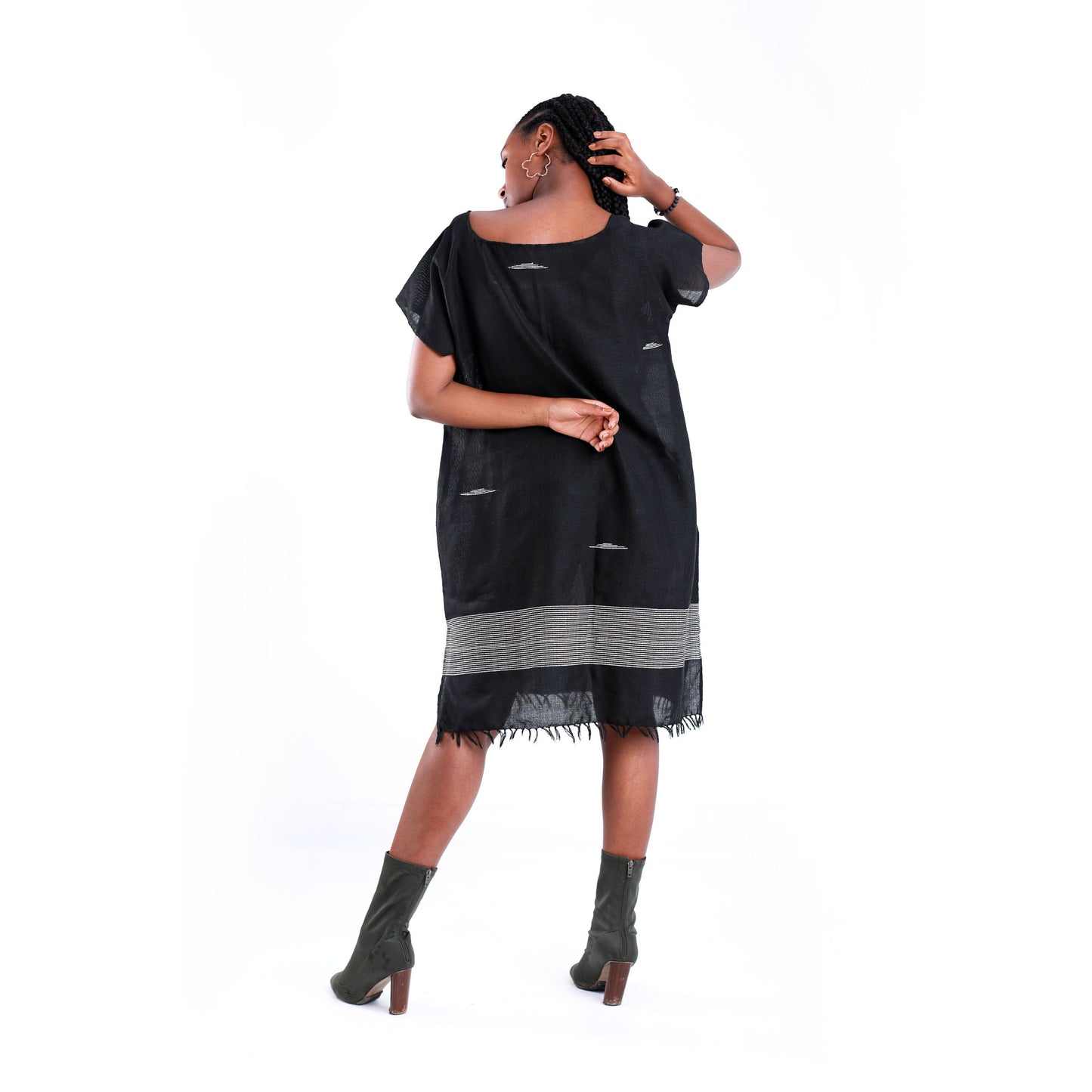 Ethnically handmade Habesha kemis Black summer habesha dress modern traditional dress  ሀበሻ ቀሚስ ሀበሻ ልብስ free size