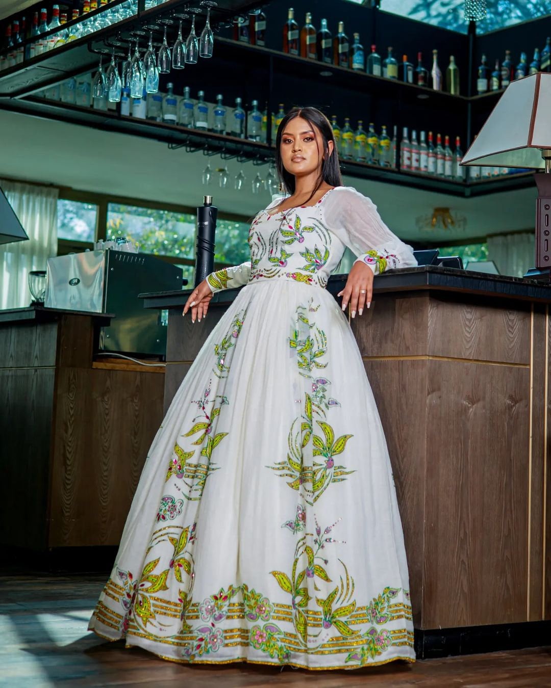 Beautiful Habesha Kemis Handwoven Habesha Dress Ethiopian Traditional Dress Modern Habesha Libs Eritrean Dress ሀበሻ ቀሚስ ሀበሻ ልብስ