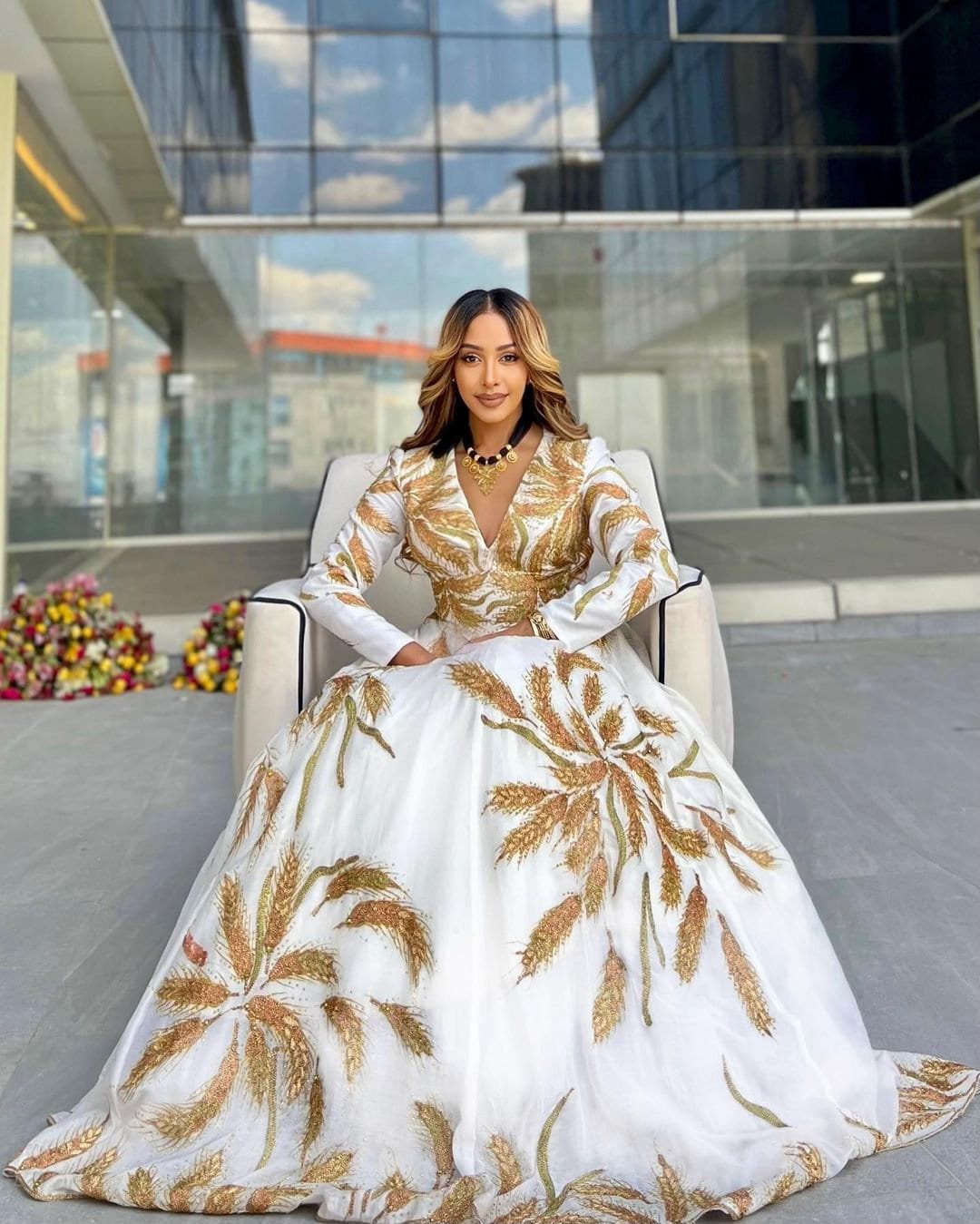Habesha Wedding Dress Handwoven Habesha Kemis Modern Habesha Libs Eritrean Dress ሀበሻ ቀሚስ ሀበሻ ልብስ
