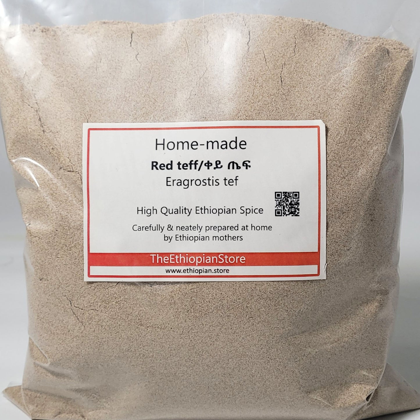 3 ኪሎ/5ኪሎ ቀይ ጤፍ 3Kg/5Kg Homemade Red Teff Ethiopian Spice