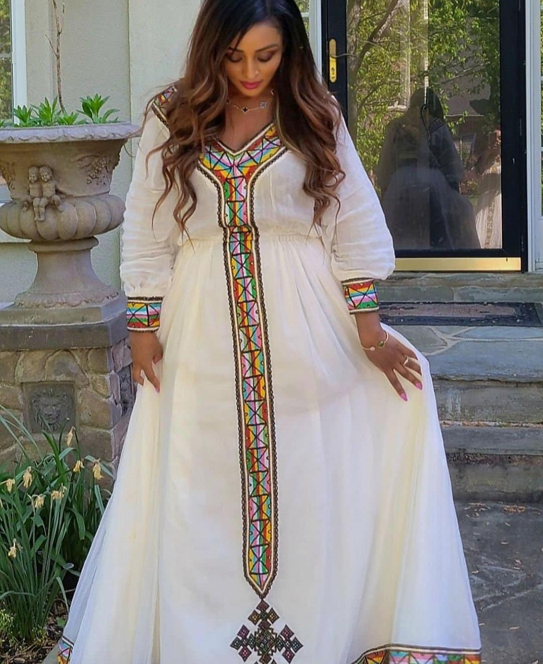 Simple Habesha Dress Ethiopian Traditional Dress Handwoven Habesha Libs Modern Habesha Kemis Eritrean Dress ሀበሻ ቀሚስ ሀበሻ ልብስ