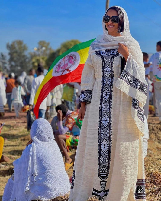 Graceful Fetil Habesha Dress Habesha Kemis Habesha Libs es00140