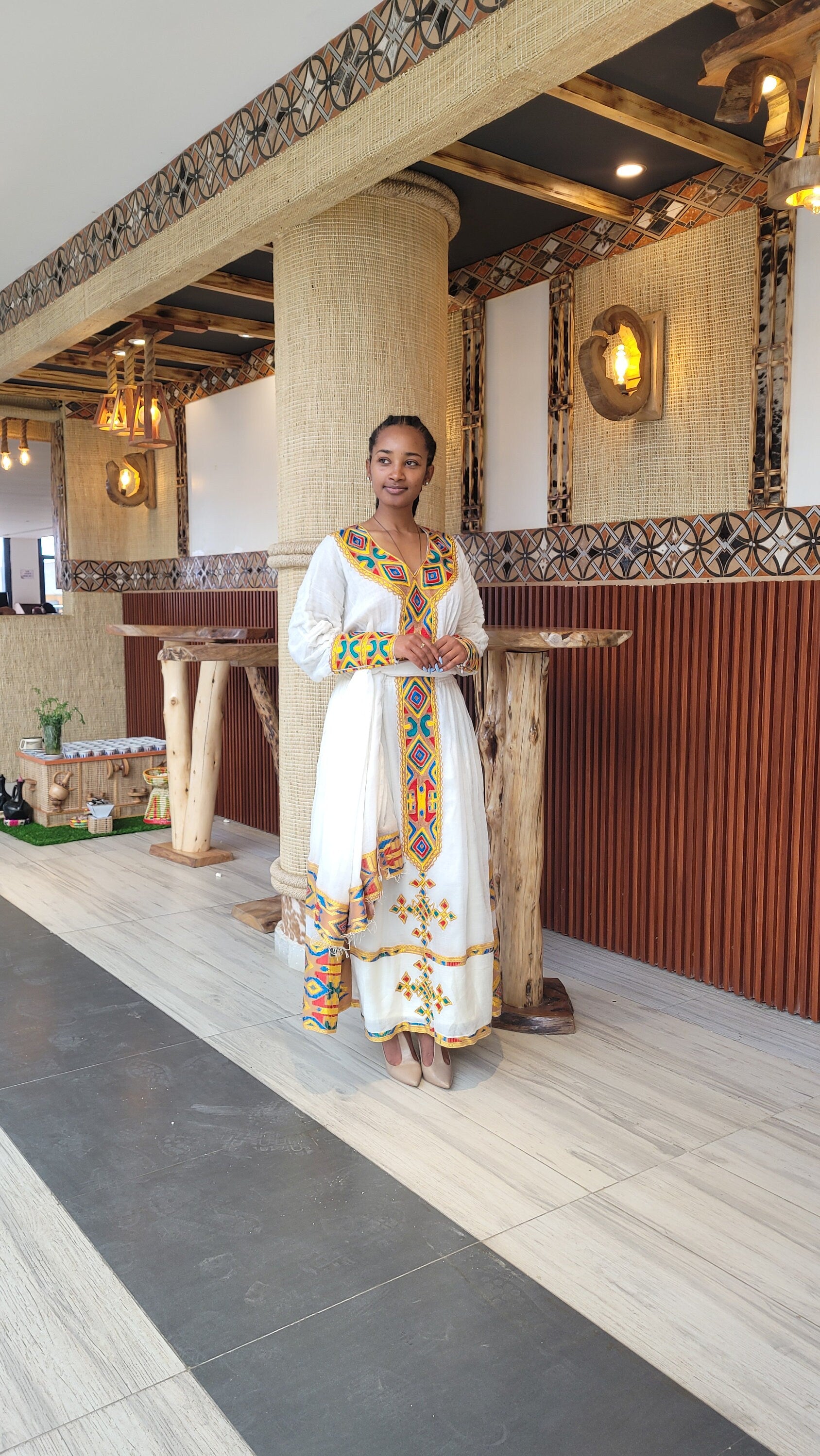 Ethiopian Cultural Dress Modern Habesha Kemis Habesha Libs es00155