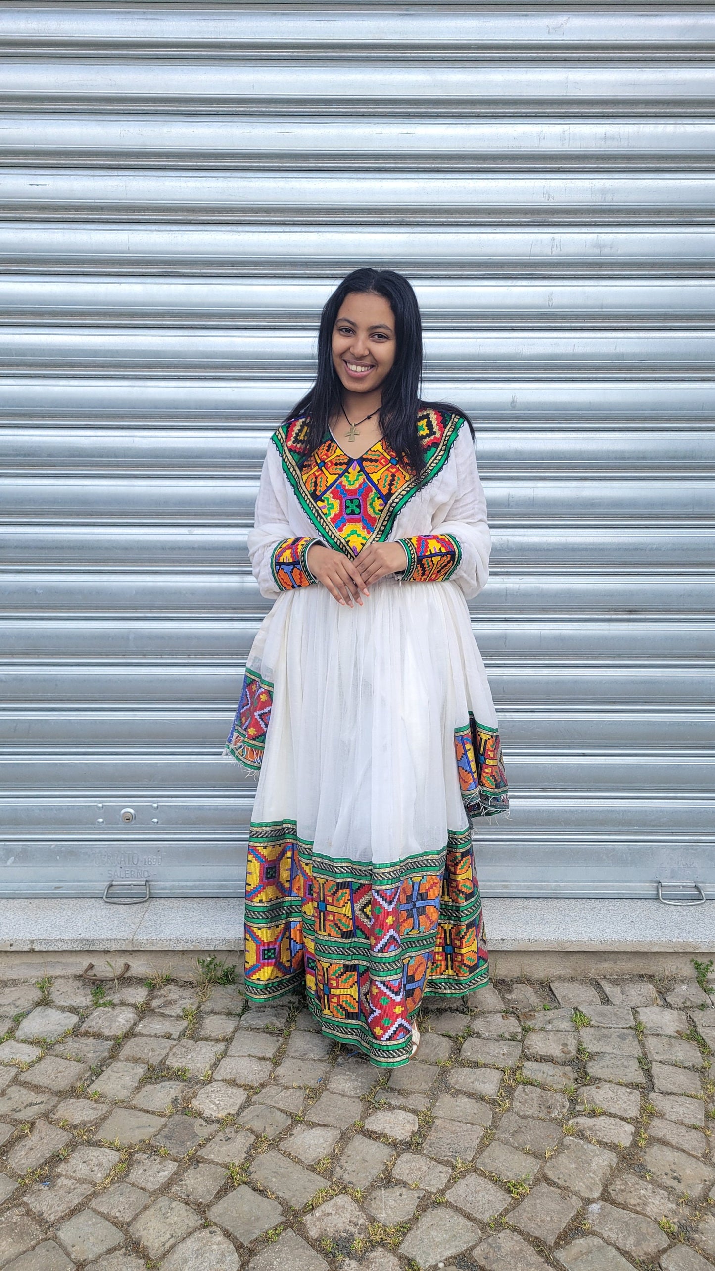 Vibrant Color Habesha Dress Design Modern Habesha Kemis Habesha Libs es00160